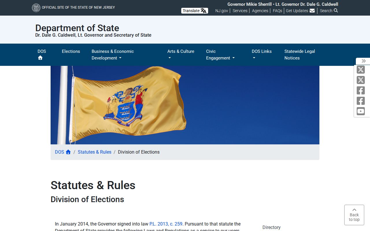 Somerset County adjacent-parcel voter-list access statute